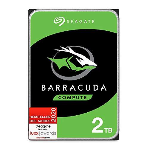 Seagate Barracuda 2 TB interne Festplatte HDD, 3.5 Zoll, 7200 U/Min, 256 MB Cache
