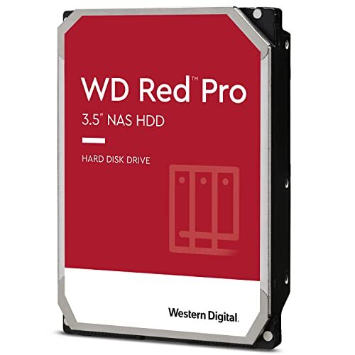 Western Digital Red Pro Festplatte, 16 TB, SATA III, 3,5 Zoll, 7.200 U/min, 512 MB Cache